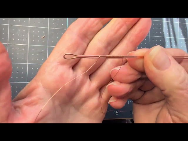 Learn how to wrap a thin stone with one wire.