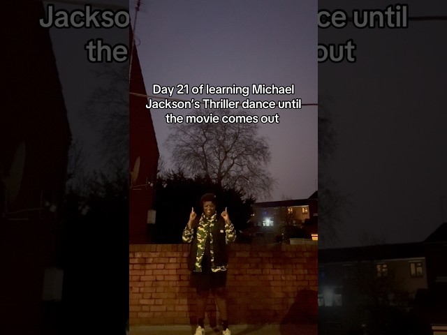 Happy 3 weeks of Thriller-ing!🧟 #thriller #michaeljackson #dancechallenge #beginnerdancer