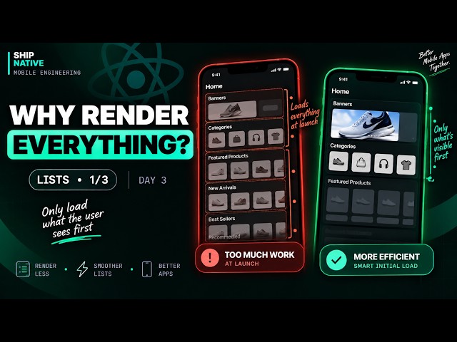 Why My Home List Rendered Everything at Launch | React Native