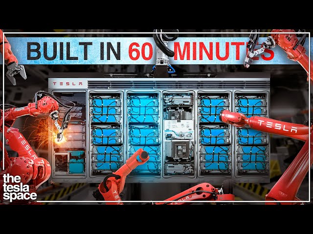 How Tesla Builds A New Megapack Every 60 Minutes!