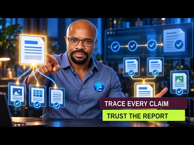 Agentic AI Course: Stage 9 — Lesson 12: Assemble a Complete Evidence-Based Report