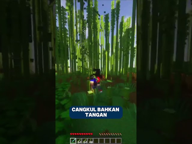Bamboo Lebih Cepat Dipotong Pakai Pedang