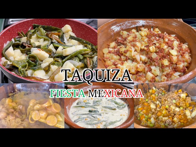 TAQUIZA MEXICANA - 6 PLATILLOS 🇲🇽