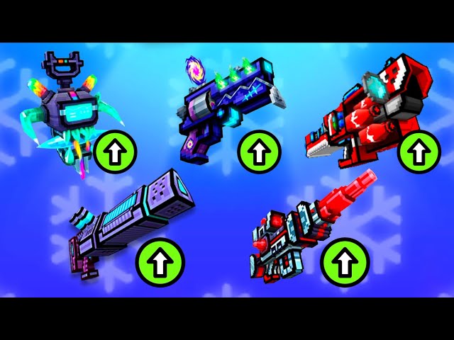ALL My Guns in Pixel Gun 3D WERE BUFFED!