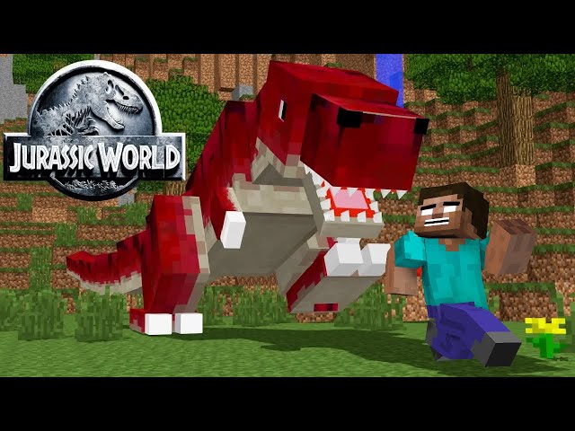 JURASSIC WORLD CHALLENGE - Minecraft Animation