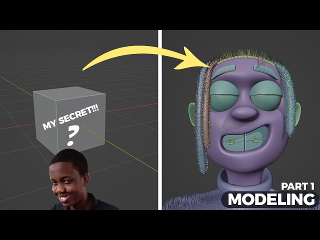 Stylized Character In Blender - Part 1 - Modeling