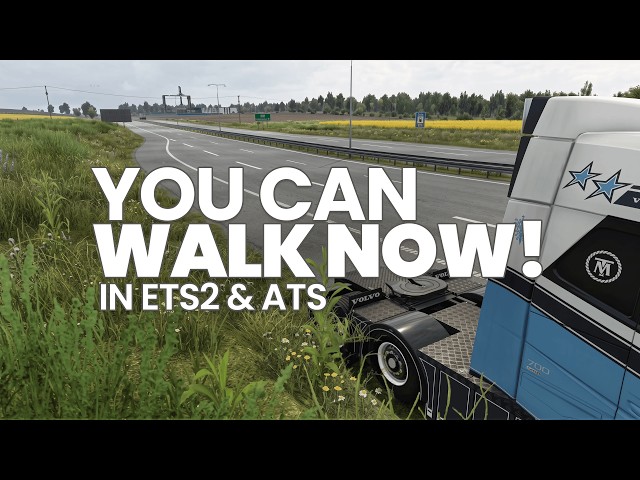 ETS2 & ATS Walk Mod: First-Person Walking & Real Collision | TM Real Walk