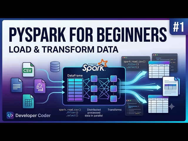 Load and Transform Data | PySpark for Beginners | PySpark Basics | Part 1 | Developer Coder