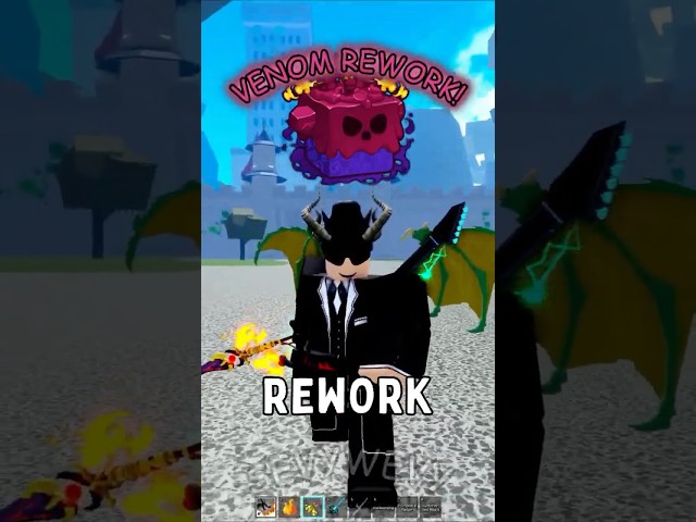 Prepare For The Venom Rework In Blox Fruits! #roblox #bloxfruits