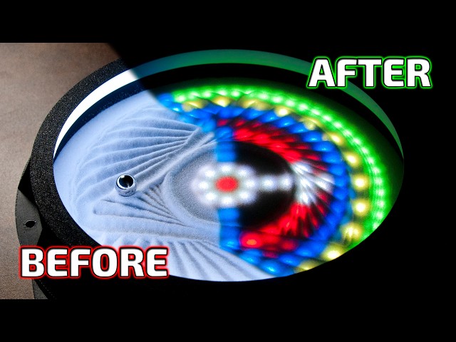 I UPGRADED Mark Rober's Sand Garden to GLOW!