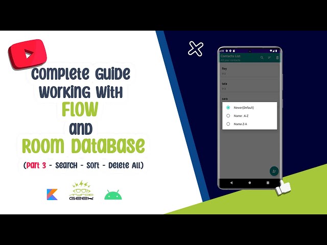 #5 How to use Flow with Room Database (Complete Guide)