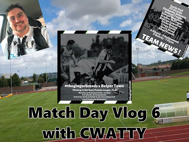 Match Day Vlog No.6 - Grantham Town Vs. Belper Town  28/08/2023