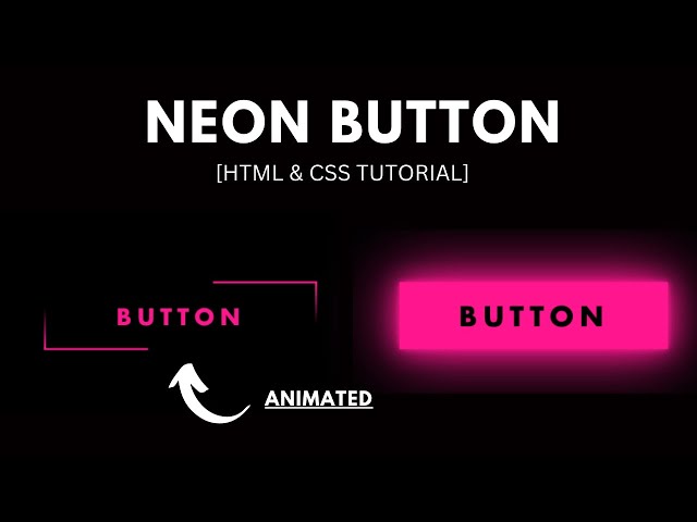 Button Border Animation | Neon Crazy Effect