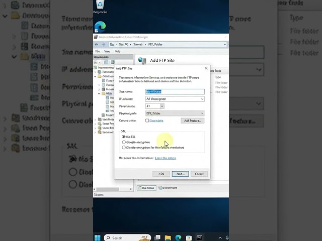How to Create an FTP Server on Windows Server | IIS FTP Setup