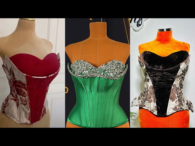 How to Sew the Funnel Corset, Boning, Eyelet Placement and Finishing