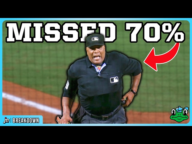 Laz Diaz has one of the worst innings ever, a breakdown