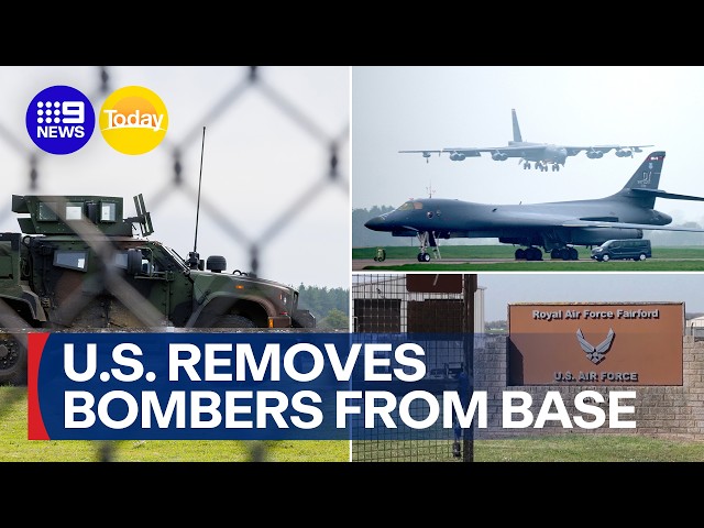 US withdraw from UK base after suspicious incident | 9 News Australia
