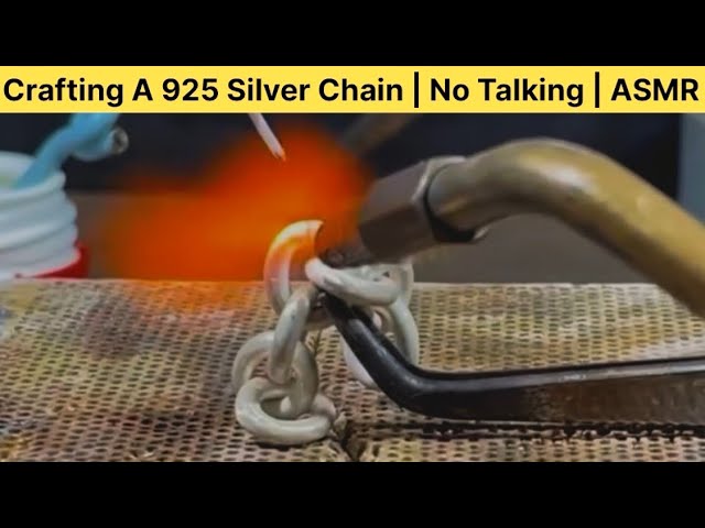 Making 𝗔 𝟵𝟮𝟱 𝗦𝗶𝗹𝘃𝗲𝗿 𝗖𝗵𝗮𝗶𝗻 | 𝗡𝗼 𝗧𝗮𝗹𝗸𝗶𝗻𝗴 | 𝗔𝗦𝗠𝗥 - Youtube 
