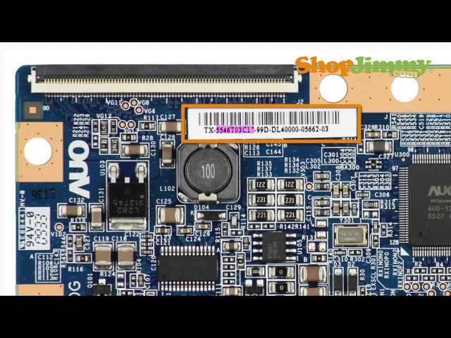 LCD TV Repair - Part Number Identification AU Optronics (AUO) T-Con Boards - How to Fix LCD TVs