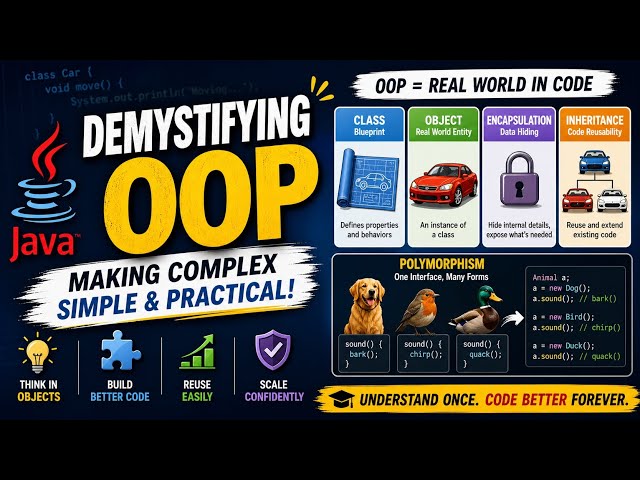 Demystifying OOP|Java|Naman Bharti Classes 