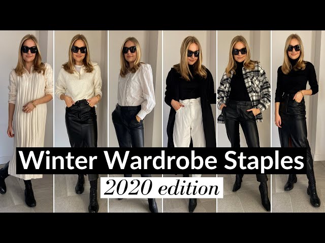 WINTER WARDROBE ESSENTIALS FOR 2020 | CAPSULE WARDROBE