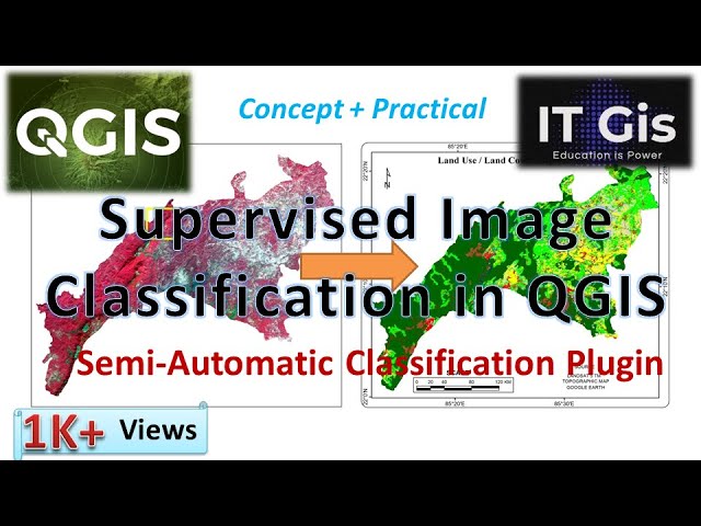 Supervised Image Classification in QGIS || LULC in QGIS || Concept of Image Classification || ITGIS