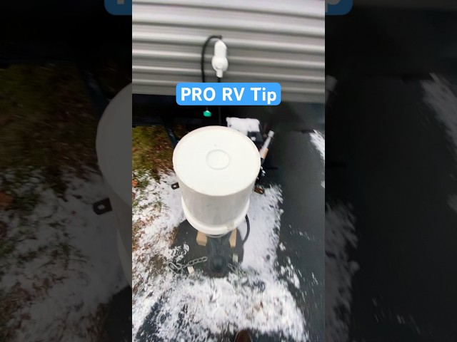 BEST Pro RV Tip: SIMPLE Storage HACK For Winter #camping #rvlife #winter #hack #shorts #shortsvideo