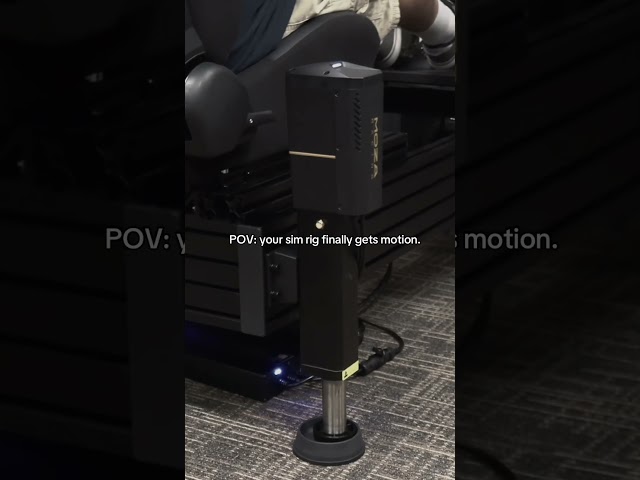 POV: Your Sim Rig Finally Gets Motion ๐