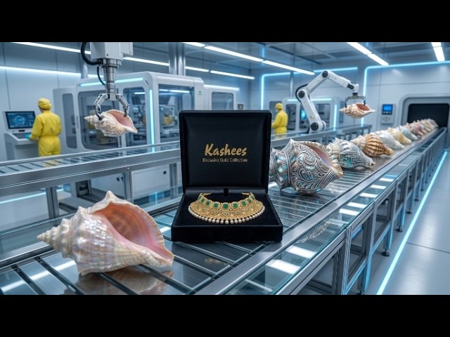 Inside the Kashee’s Jewelry Factory: From Raw Seashells to Royal Bridal Sets (Full Process)