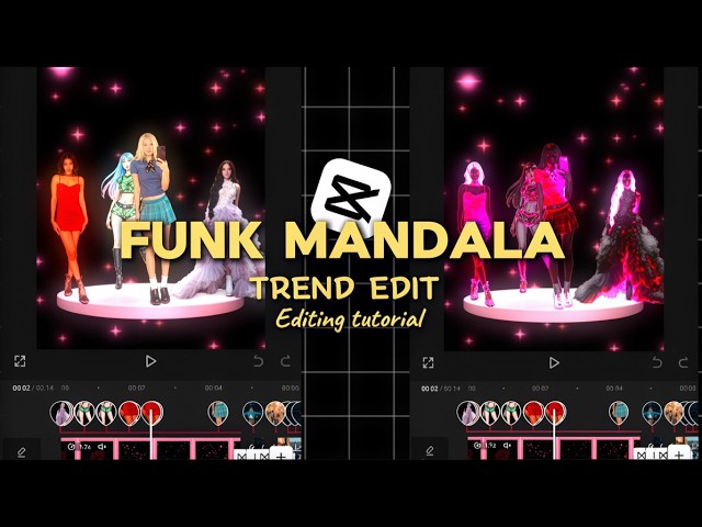 FUNK MANDALA TREND EDIT CAPCUT TUTORIAL / HOW TO MAKE THE FUNK MANDALA TREND EDIT