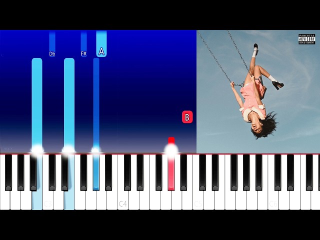 Olivia Rodrigo - stupid song (Piano Tutorial)
