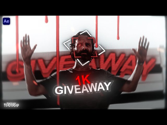1K Giveaway After effects (CCs, Shakes, Overlays, Twixtors)