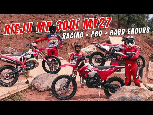 2027 Rieju MR 300i — Racing vs Pro vs Hard Enduro