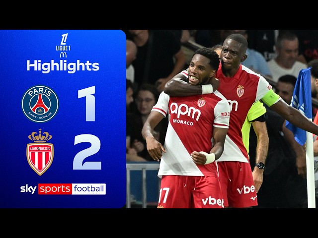 PSG remain winless in Ligue 1! | PSG 1-2 Monaco | Ligue 1 Highlights