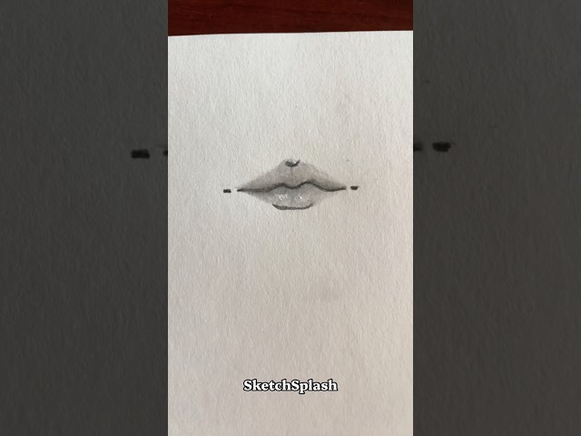 How to draw smile Lips girl✨ #drawing #tutorial #howtodraw #sketch #art #shorts