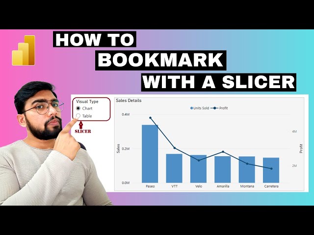 How to create Bookmark with a Slicer in Power BI
