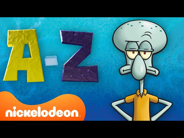 The Alphabet According to Squidward | SpongeBob SquarePants | Nickelodeon UK