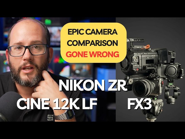 I screwed up - Camera Shootout - Blackmagic URSA Cine 12K vs Sony FX3 vs Nikon ZR