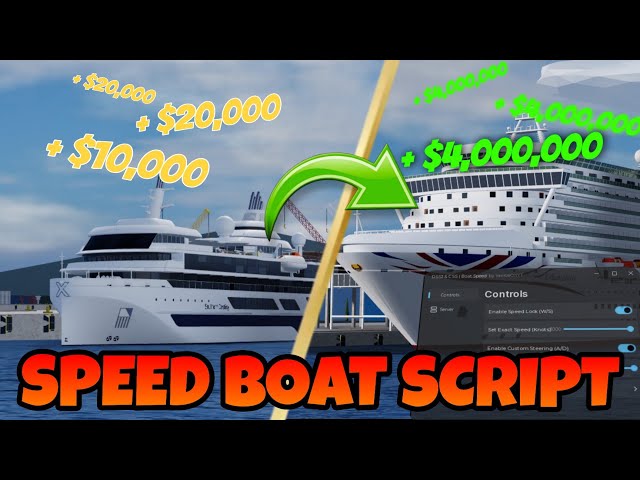 [🔥NEW!] Cruise Ship Simulator Manual Boat Speed Booster OP Script | Roblox