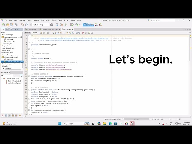 PROG POE Part1. Java programming 