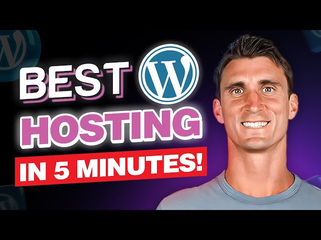 Best Wordpress Hosting For 2026 In 5 Minutes (TESTED)