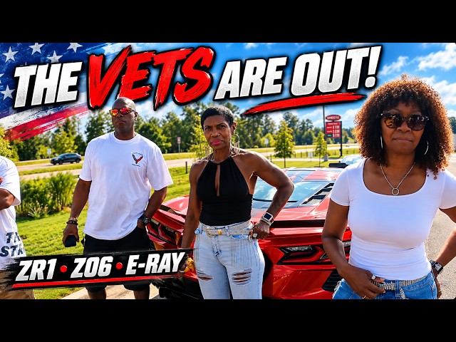 Veterans Take Over South Carolina! C8 Z06, ZR1, E-Ray & Corvette Cruise!