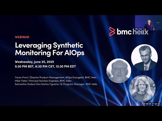 Webinar: Leveraging Synthetic Monitoring For AIOps