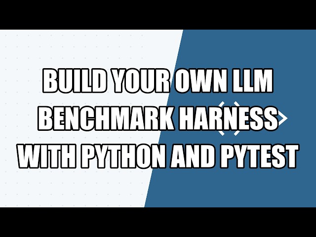 Build Your Own LLM Benchmark Harness with Python and pytest