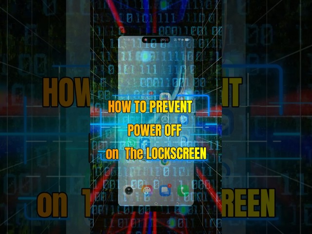 Disable Power button on Android Lock screen #android15 #antitheft #tech #tips #mobilesecurity