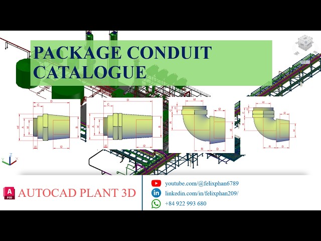 AutoCAD Plant 3D Python Scripts: PACKAGE CONDUIT CUSTOM PYTHON SCRIPT