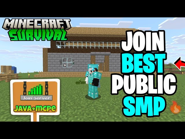 Best Free Survival SMP Server 2026 ❤️‍🔥 | Minecraft Java + Bedrock | 24/7 Online | Anyone Can Join 😱