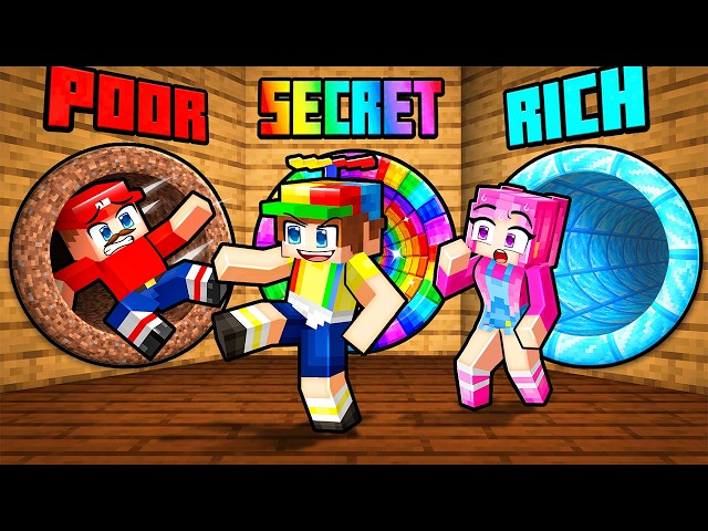 From POOR to MILLIONAIRE Holes in Minecraft!