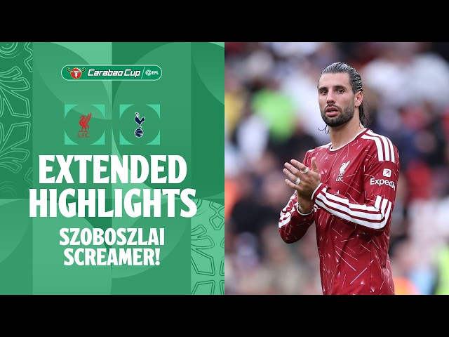 SZOBOSZLAI STUNNER! | Liverpool v Tottenham Hotspur extended highlights