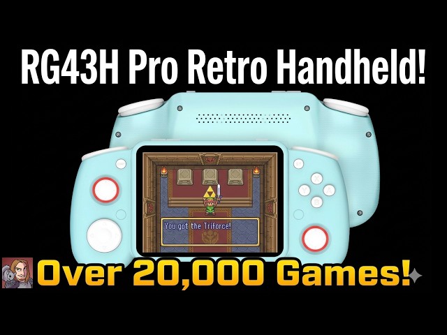 RG43H Pro Retro Handheld Console (By AISLPC){Nintendo, Sega, Atari, PCEngine, Dreamcast, N64, ect)